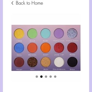 Brand new Isabella Beddya eye shadow palette